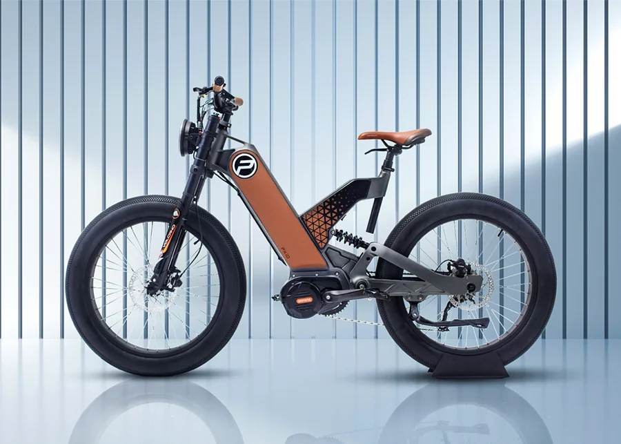 PXID P5 fat-tire electric bike, shown in full side view