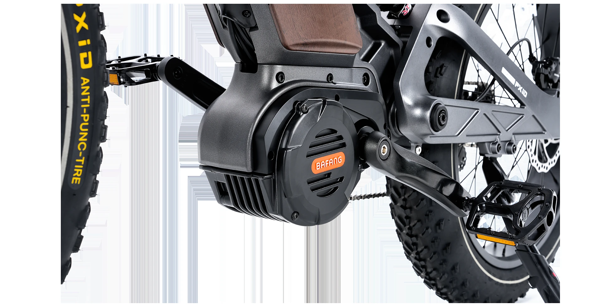 Mid-drive motor and frame integration