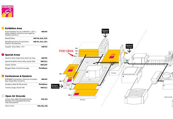 Invitación PXID á Eurobike 2023