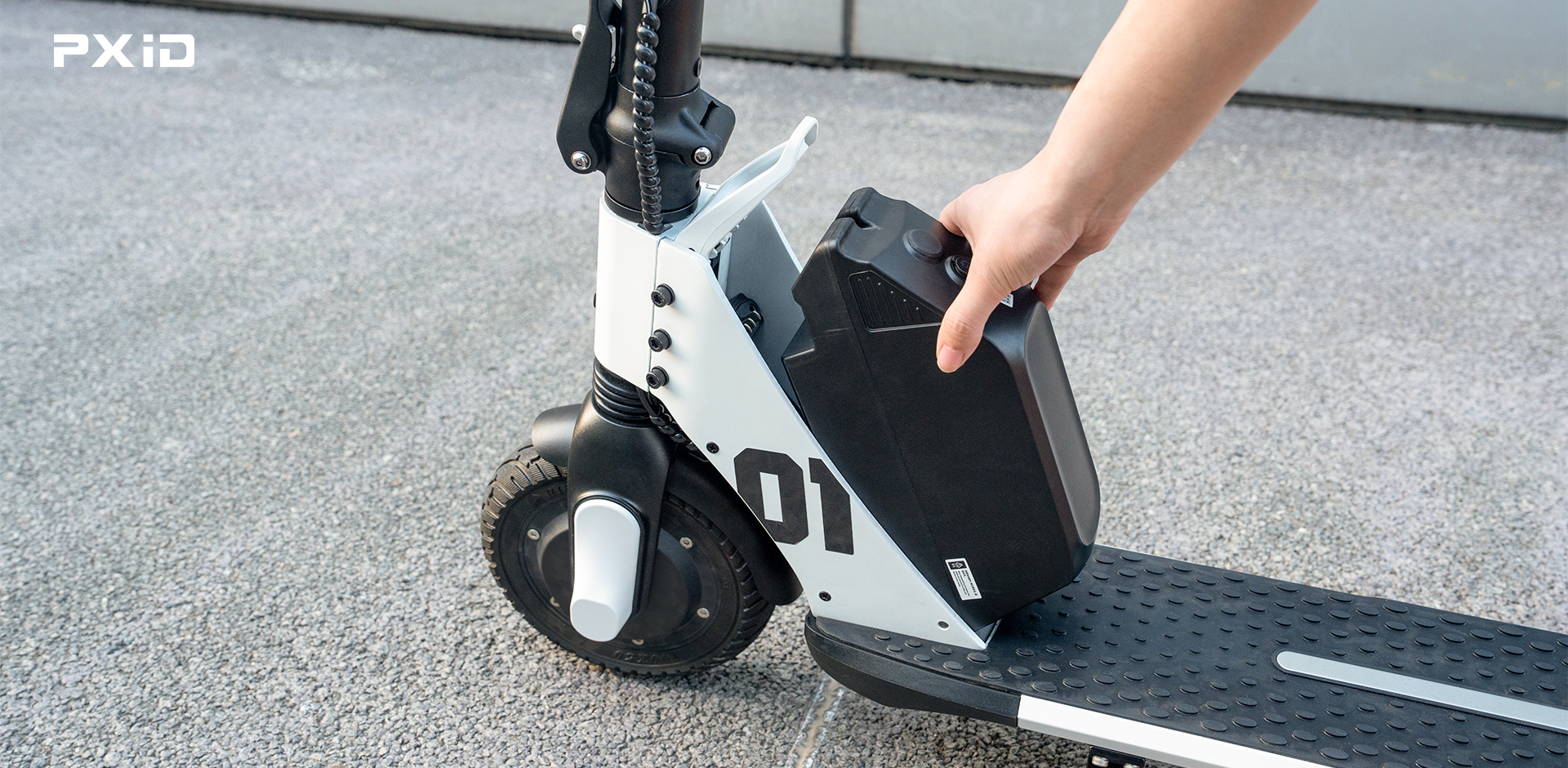 High energy density modular battery pack for electric scooters enabling quick swaps and extended range.