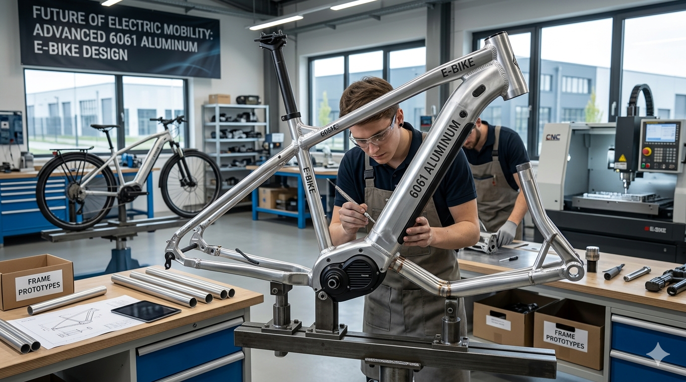 6061-T6 aluminum electric bike frame lightweight aluminum frame OEM