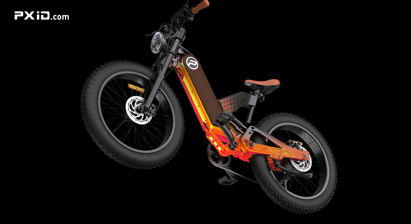 PXID P5 seamless magnesium alloy frame showing integrated molding and lightweight design for urban e-bikes