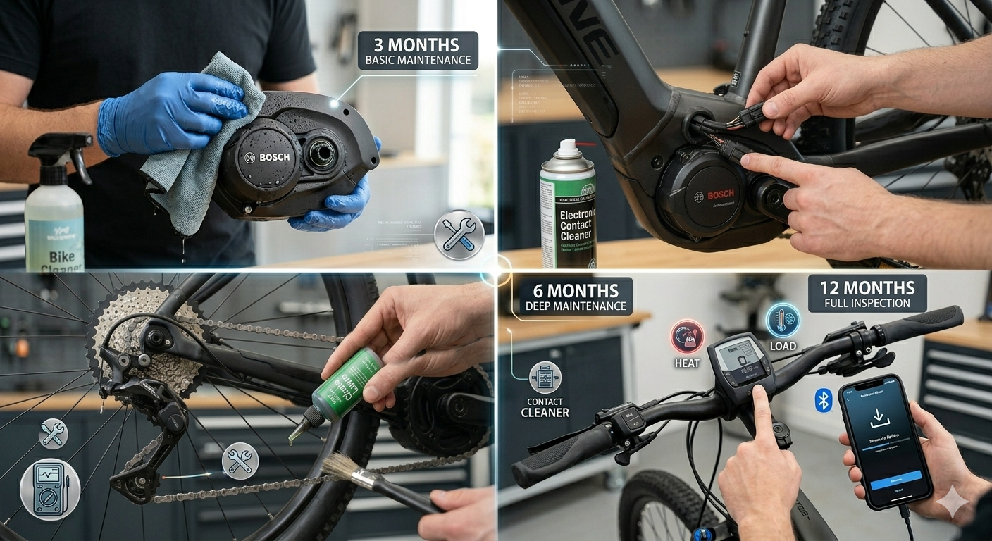 practical tips to extend electric motor lifespan including proper charging, storage protection and waterproof maintenance for electric motorcycles