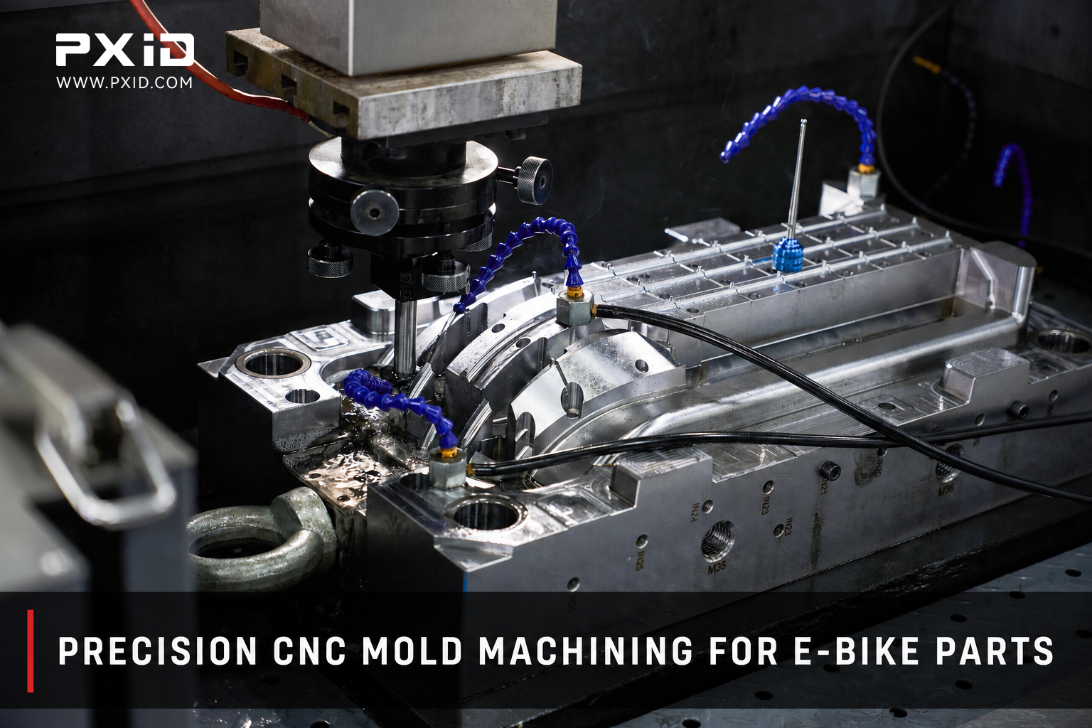 PXID precision CNC mold machining for custom electric bike plastic parts