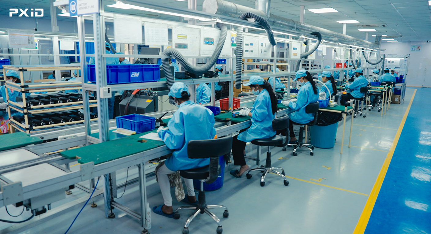 India manufacturing facility for electric bikes with modern OEM assembly and industrial production systems