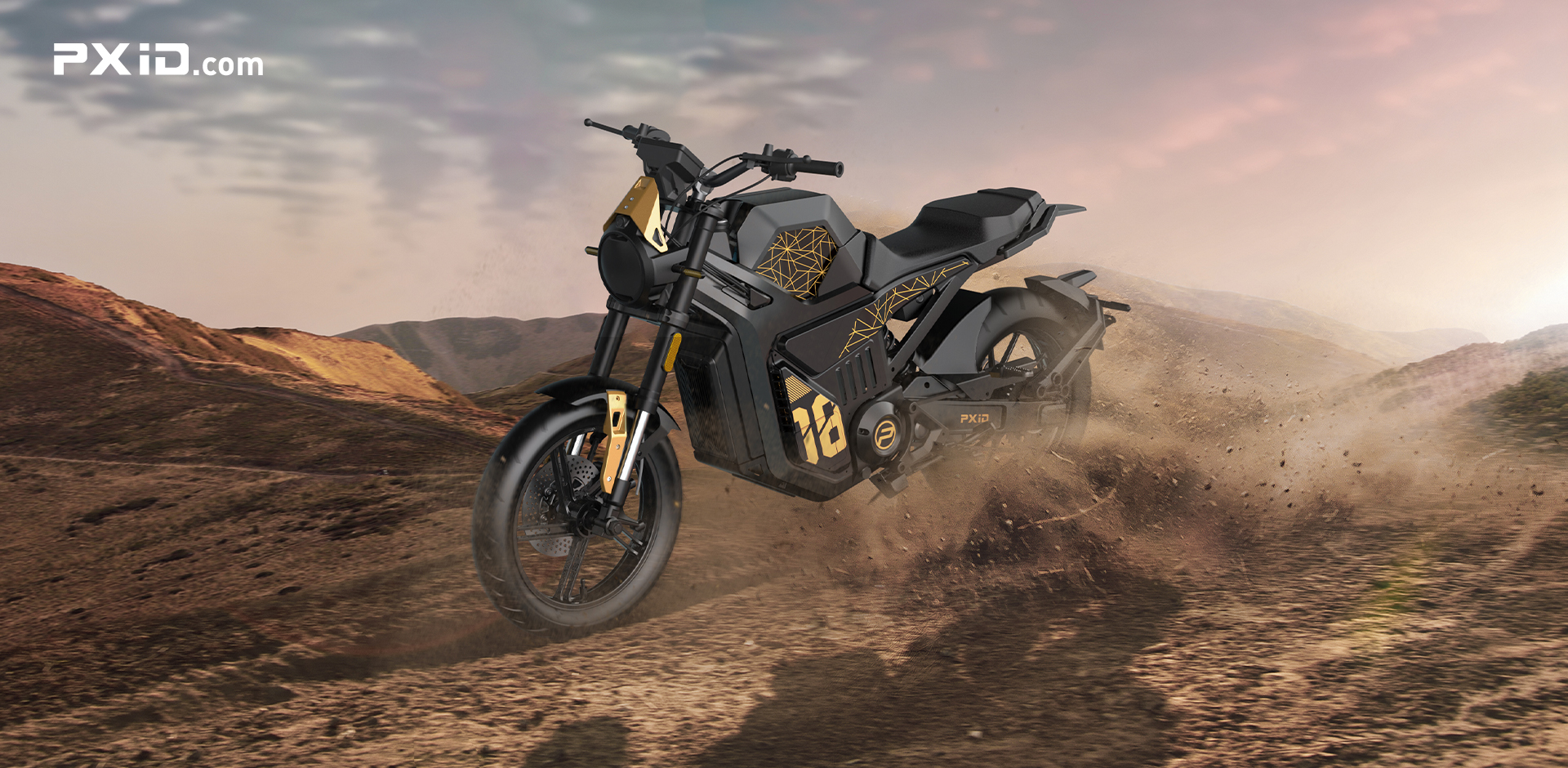 PXID P8 electric motorcycle OEM lightweight urban mobility