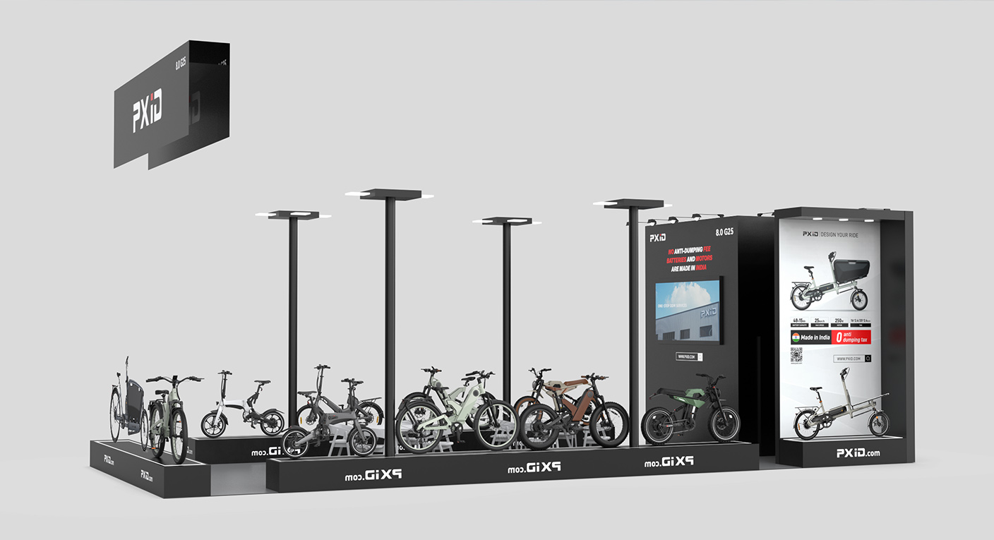 PXID booth Hall 8.0 G25 at EUROBIKE 2026