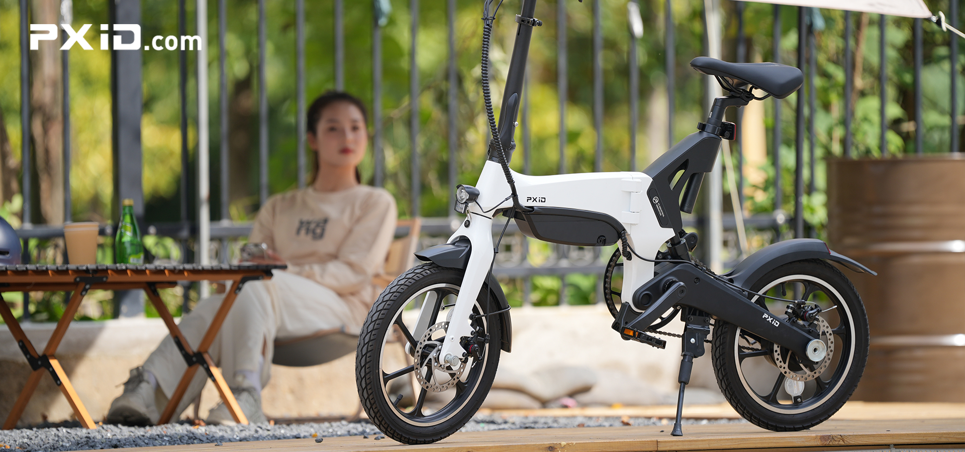 PXID P2 folding electric bike for urban commuting OEM platform lightweight compact design